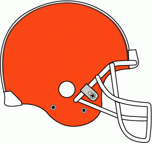 Cleveland Browns 1975-1995 Helmet fabric transfer
